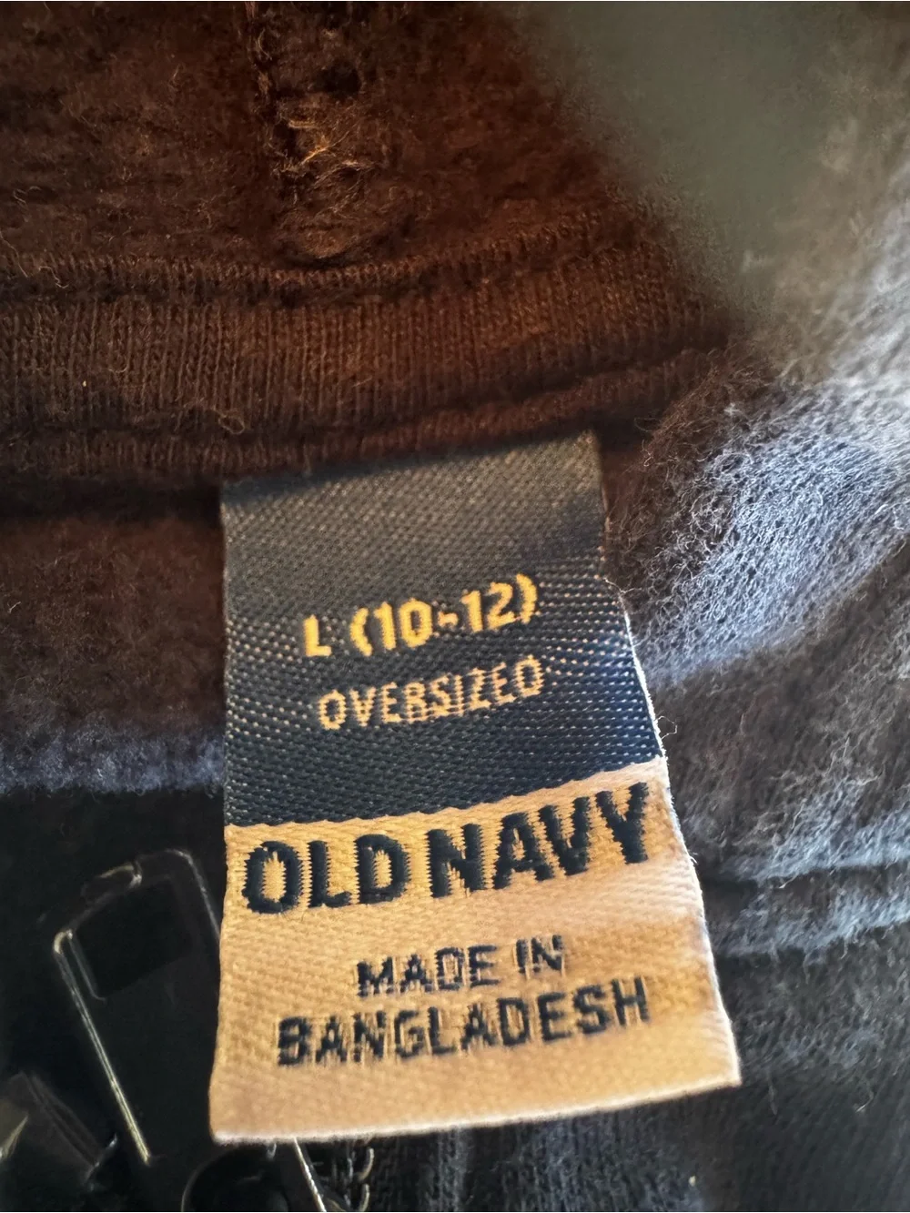 Old Navy Kids Black Full-Zip Hoodie